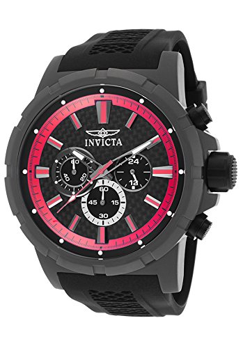 Invicta Open Box - Invicta TI-22 Chronograph Black Dial Black Silicone ...