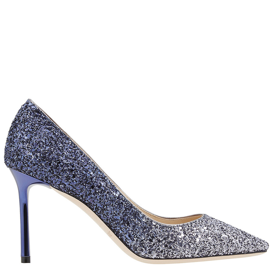 ジミーチュウ　ROMY85 ネイビー　361/2 Navy Suede Pointy Toe Pumps | Romy 85 | Pre Fall 16 | JIMMY CHOO