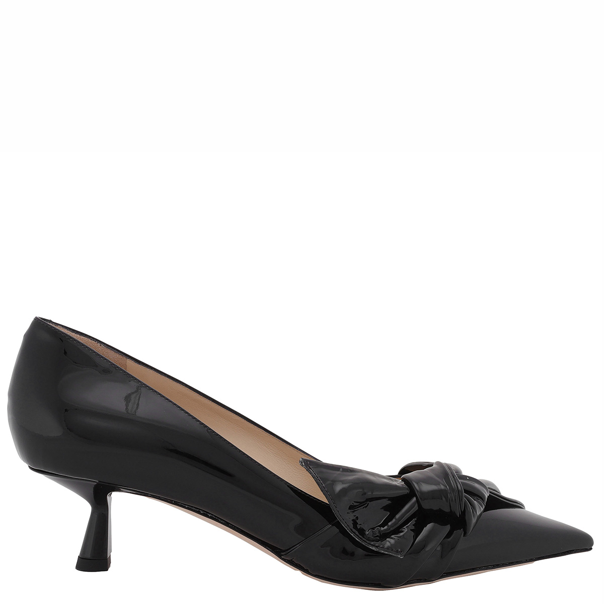 Jimmy Choo Open Box - Jimmy Choo Black Elinor 45 Patent Pointed