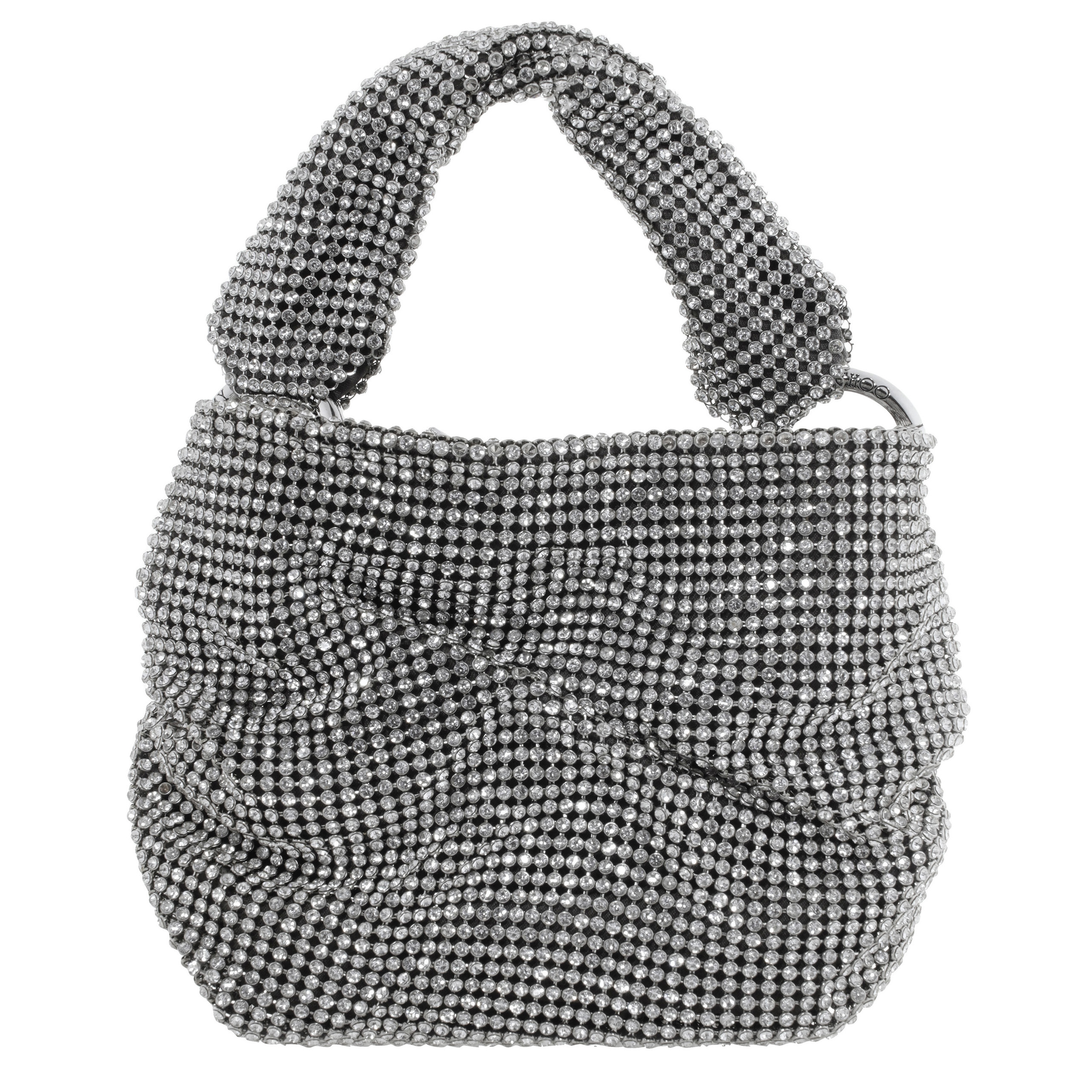 Jimmy Choo Open Box - Jimmy Choo Bonny Silver Crystal-Embellished
