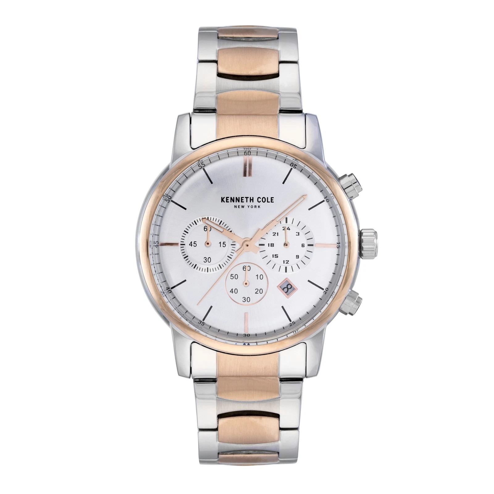 Open Box - Kenneth Cole Chronograph Quartz Silver Dial Men's Watch KC50955005