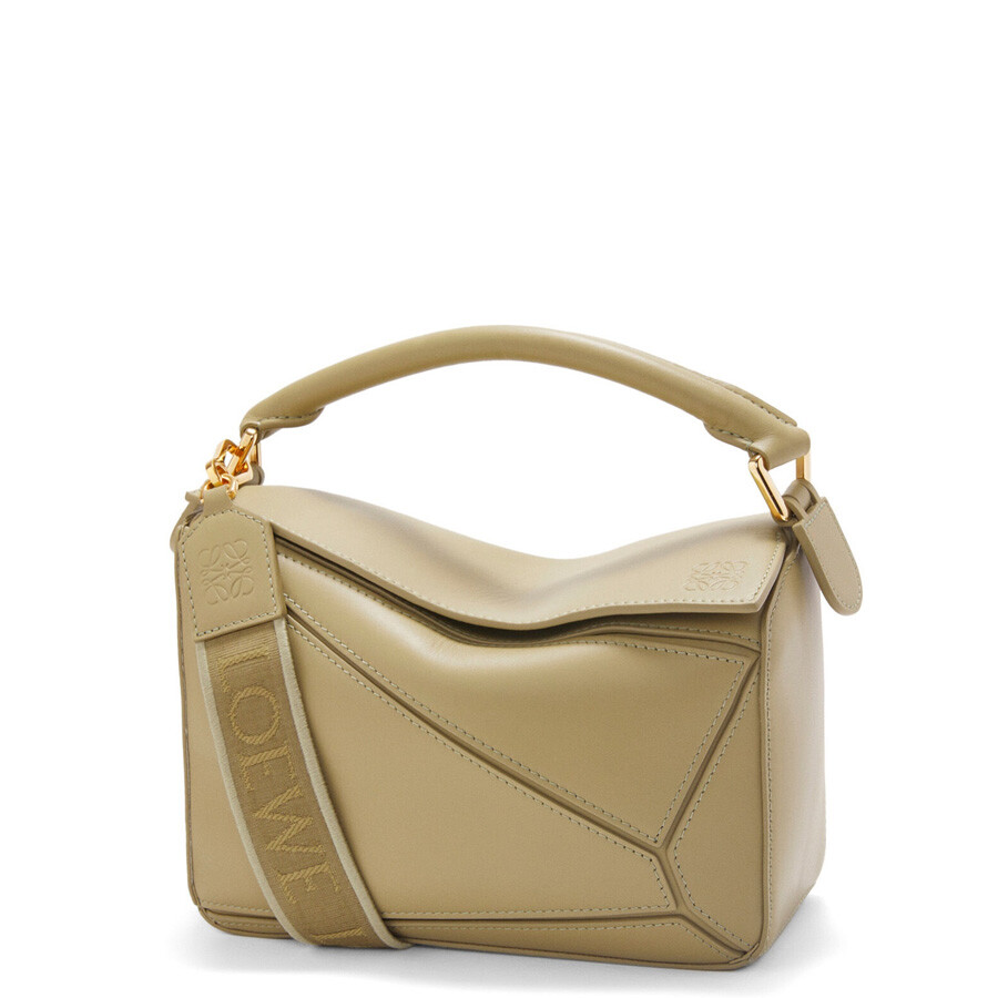 Loewe Open Box - Loewe Small Calfskin Puzzle Bag - Clay