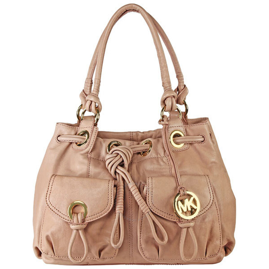 Open Box Michael Kors Greenport Dark Pink Leather Tote MK30S01GPT3LPK Handbags