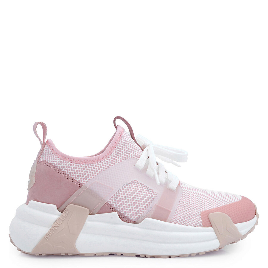 Shop Moncler Open Box -  Ladies Open Pink Lunarove Sneakers