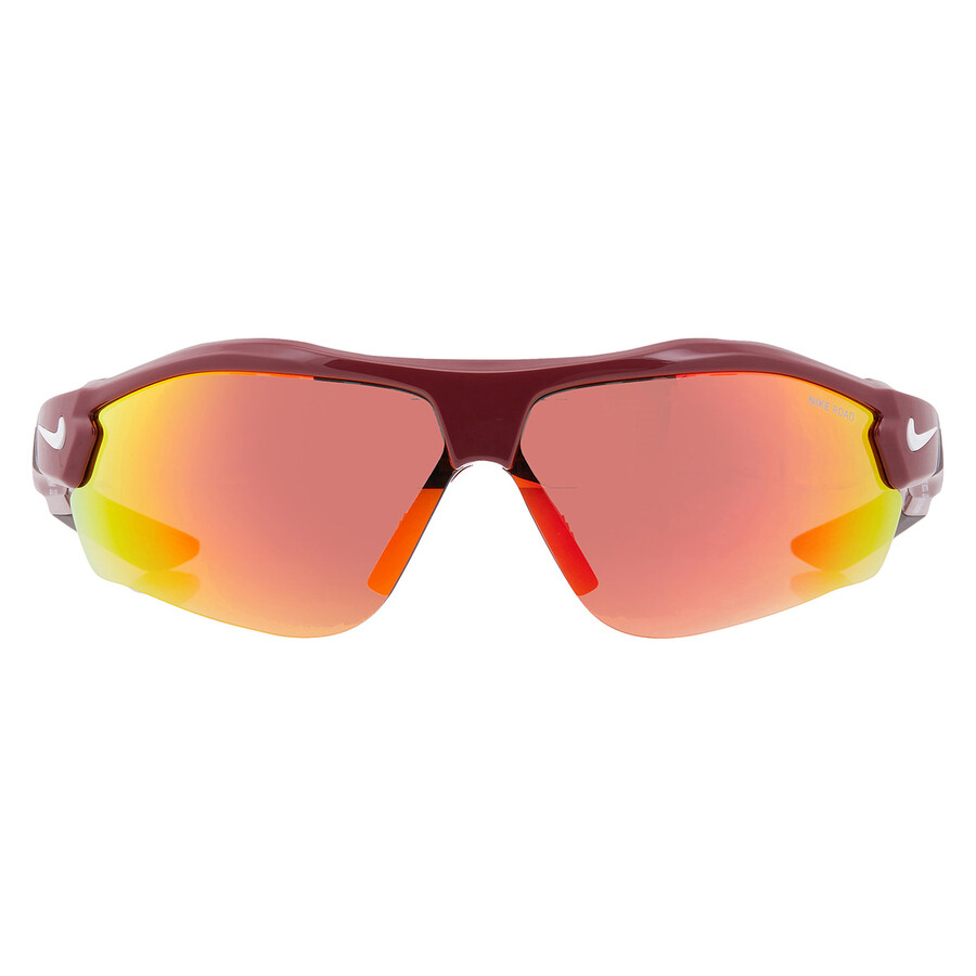 Nike Open Box - Nike Red Mirror Square Men's Sunglasses NIKE SHOW