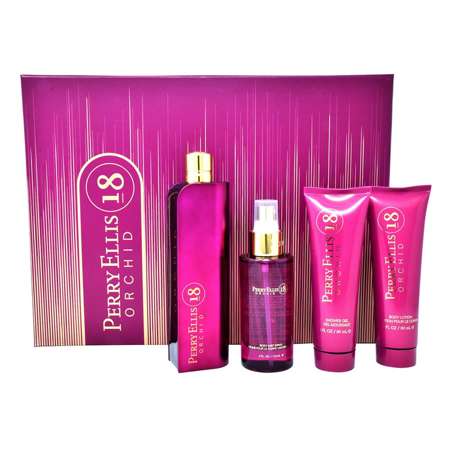 Perry Ellis Open Box - Perry Ellis Ladies 18 Orchid Gift Set
