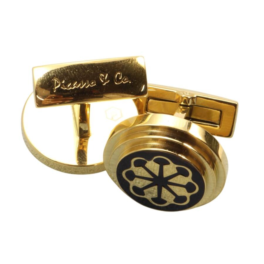 Picasso And Co Open Box -  Gold Plated Cufflinks