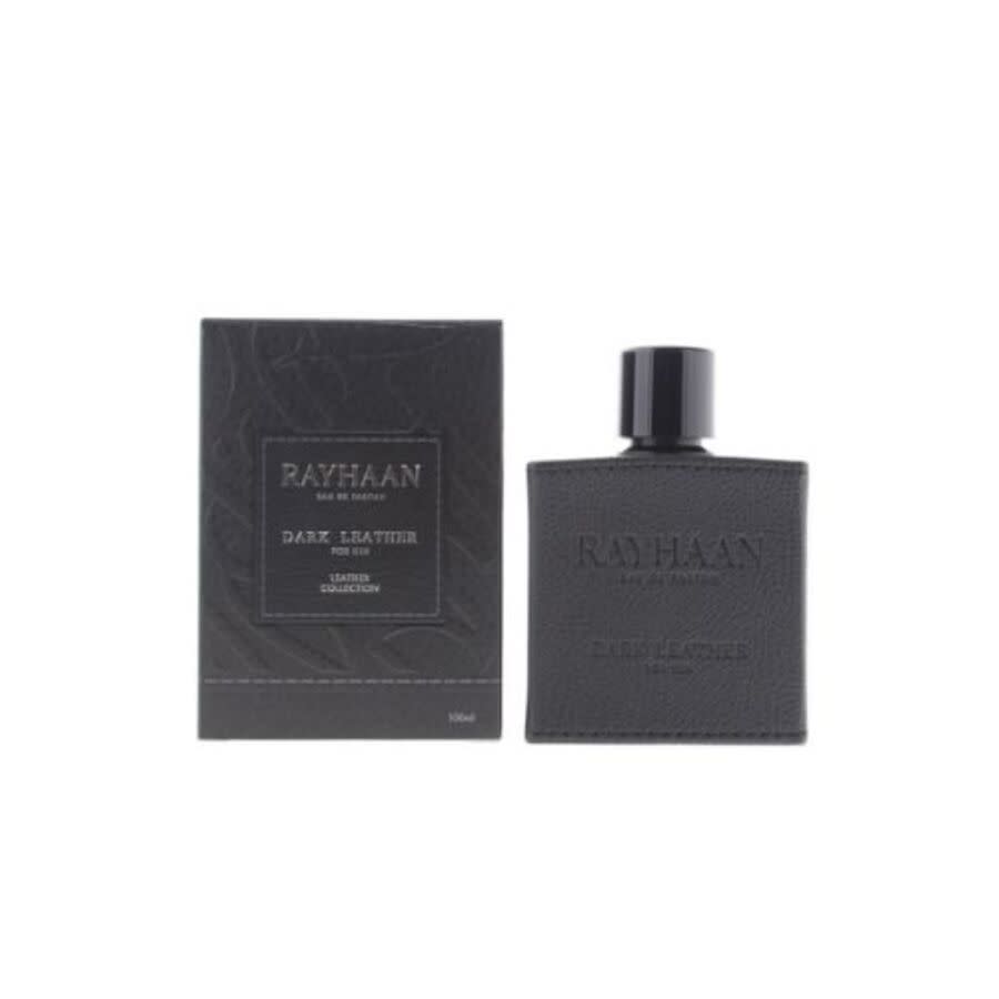 Rayhaan Open Box - Rayhaan Men's Dark Leather EDP Spray 3.38 oz