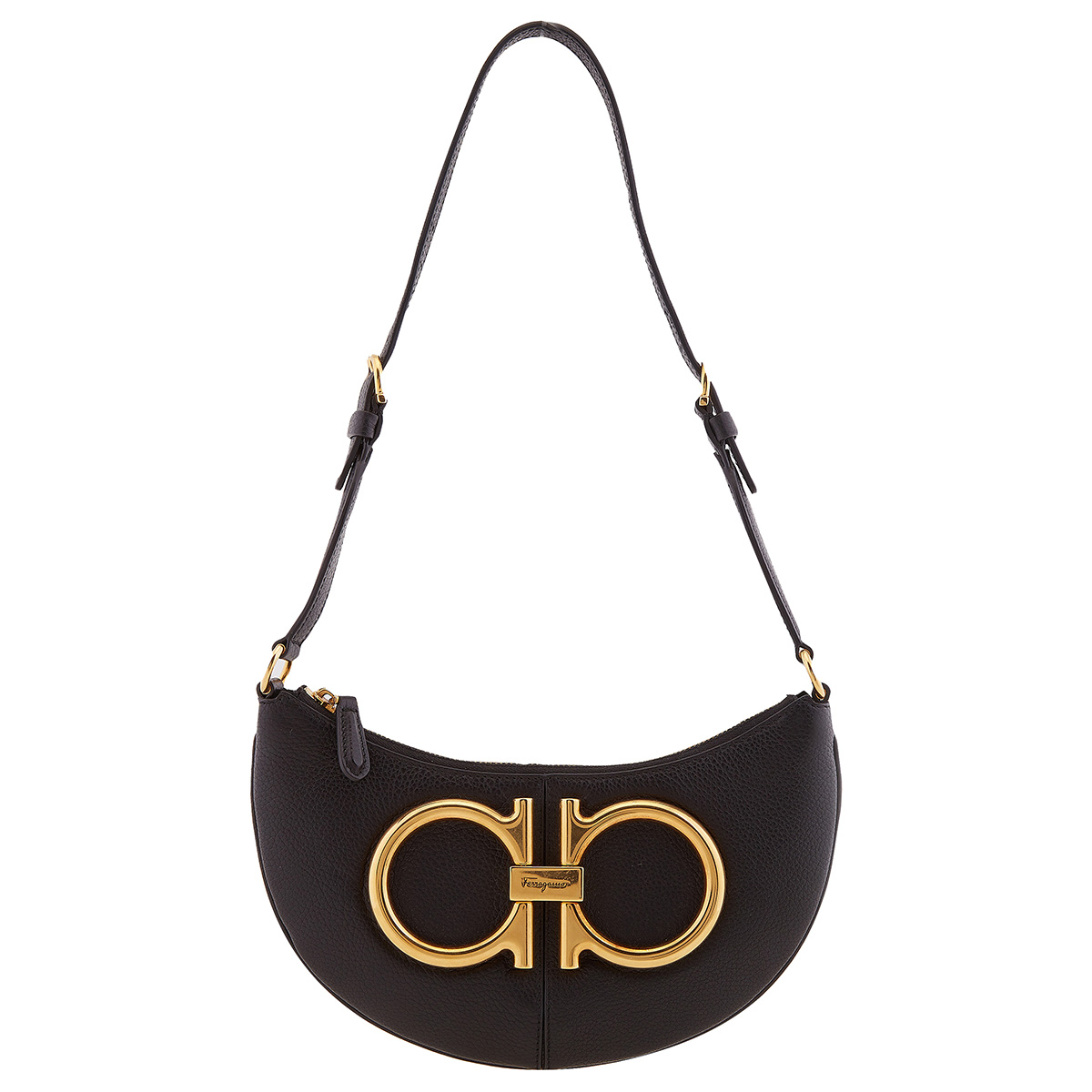 Ferragamo Open Box - Salvatore Ferragamo Black Maxi Gancio
