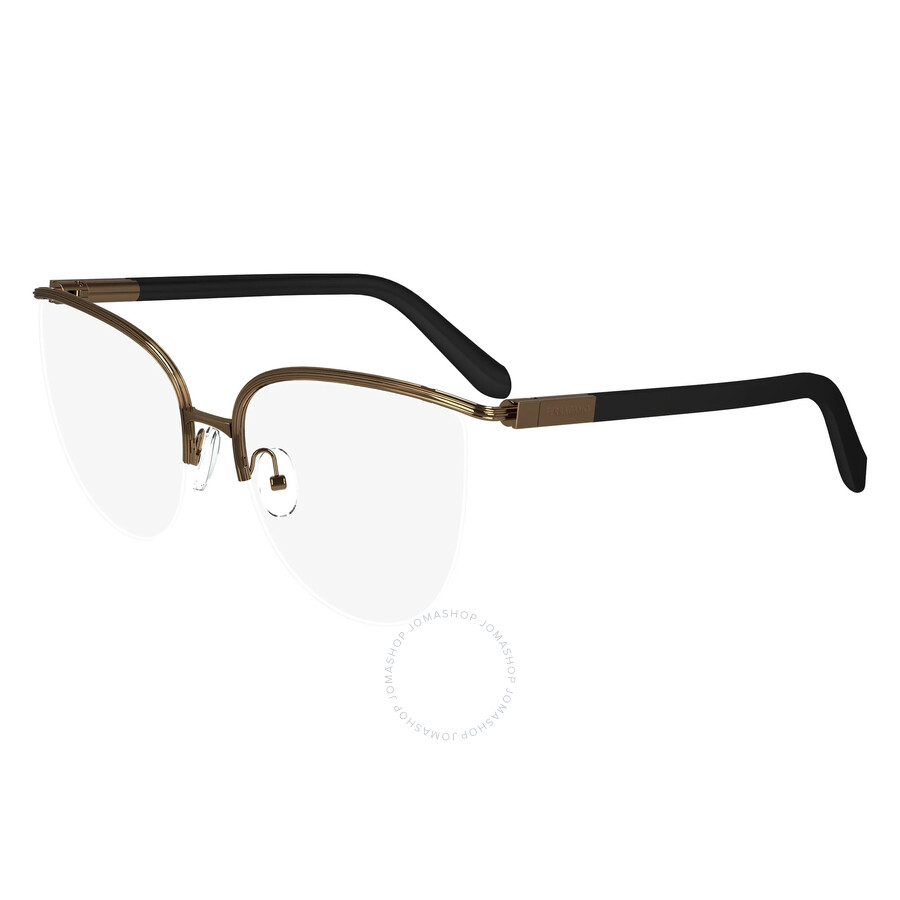 Ferragamo Open Box - Salvatore  Demo Teacup Ladies Eyeglasses Sf2227 730 56