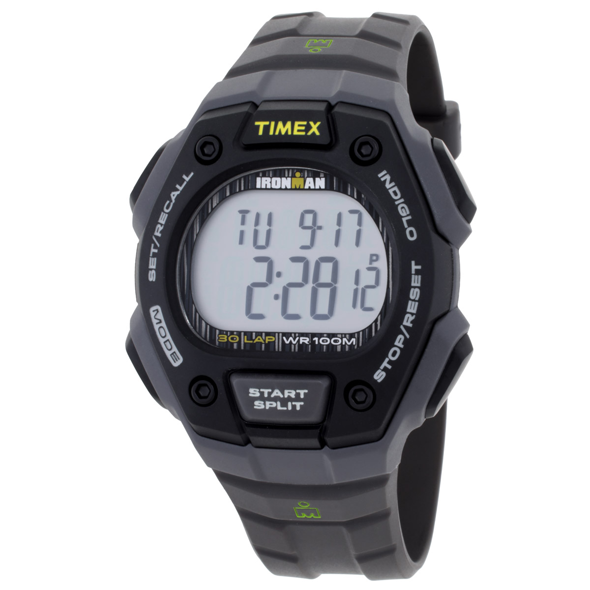 Open Box - Timex Ironman Classic 30 Lap Quartz Digital Men's Watch TW5M47400JV