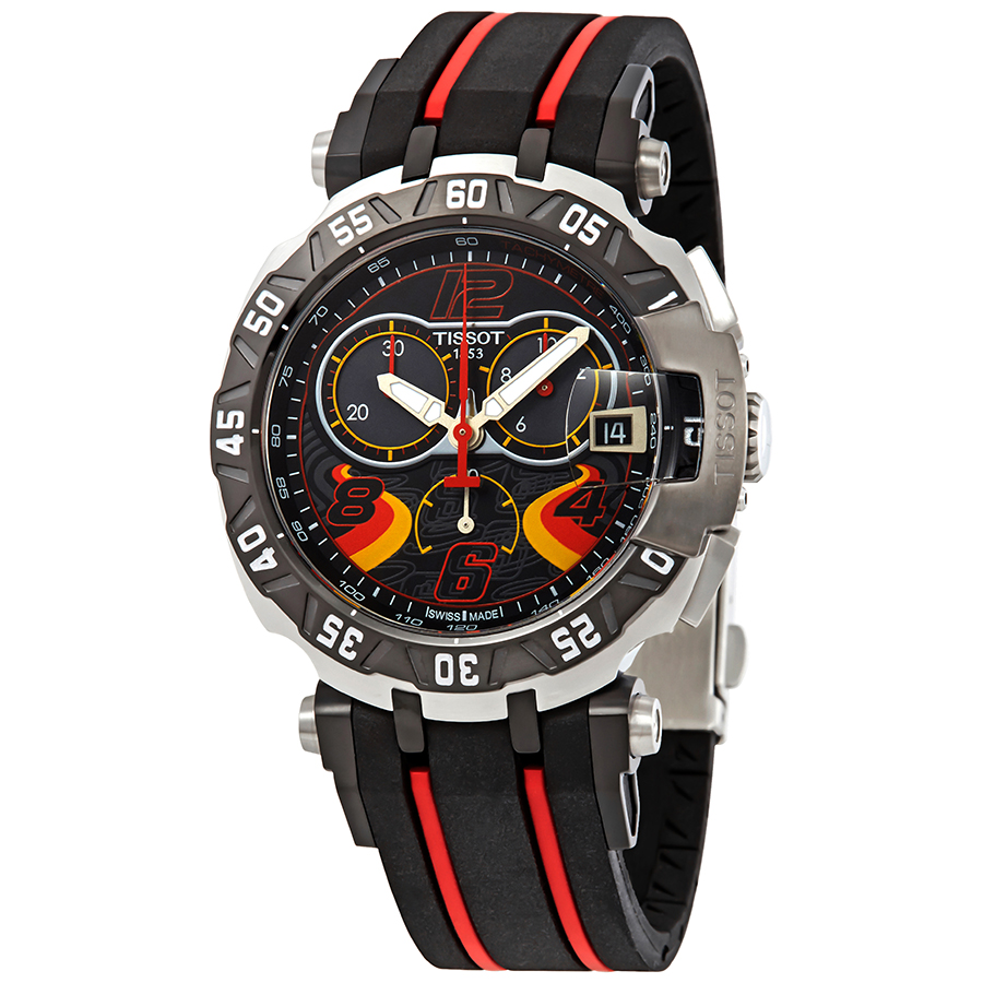 Tissot Open Box - Tissot T-Race Stefan Bradl Chronograph Men's Watch  T0924172705702 T092.417.27.057.02 - Watches - Jomashop