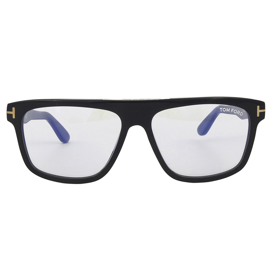 Tom Ford Open Box - Cecilio Demo Browline Men's Eyeglasses Ft0628 001 57