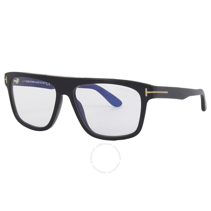 Tom Ford Open Box - Cecilio Demo Browline Men's Eyeglasses Ft0628 001 57