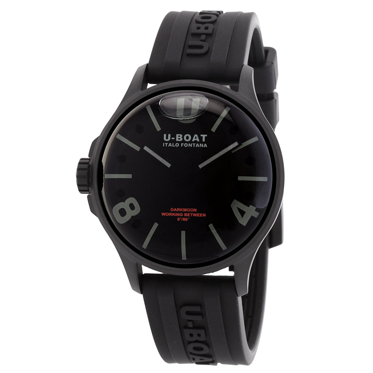 Open Box - U-Boat Darkmoon Quartz Black Dial Men's Watch 9545