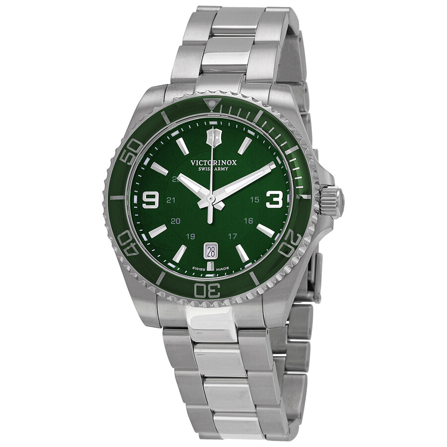 特価品セ Victorinox - Box Open Victorinox Maverick Dial Green Quartz その他
