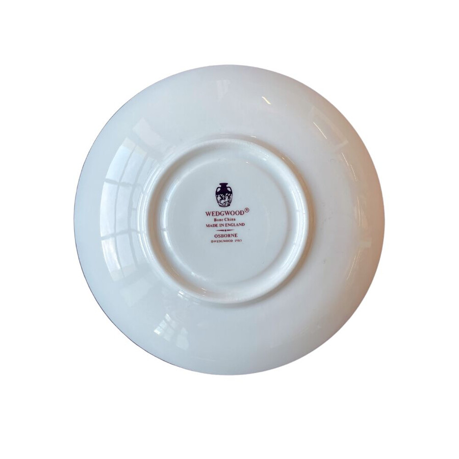Wedgwood Open Box - Osborne Cup Saucer In White