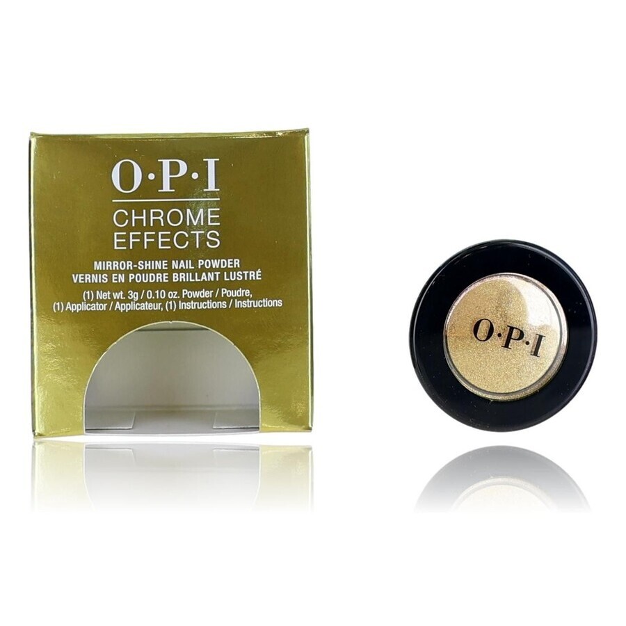 Opi Ladies Chrome Effects Nail Powder 0.10 oz Gold Digger Nails 619828136022 In Gold