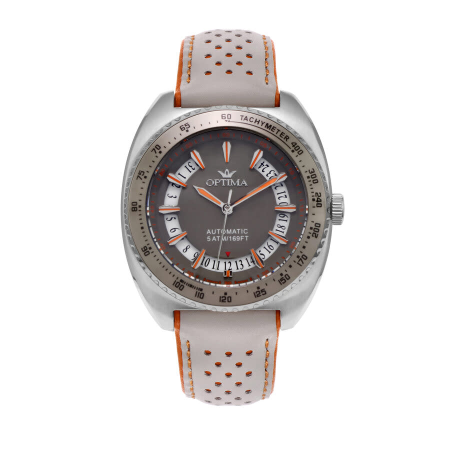 Optima 488 Collection Tachymeter Grey Dial Men's Watch OSA488-SL-2