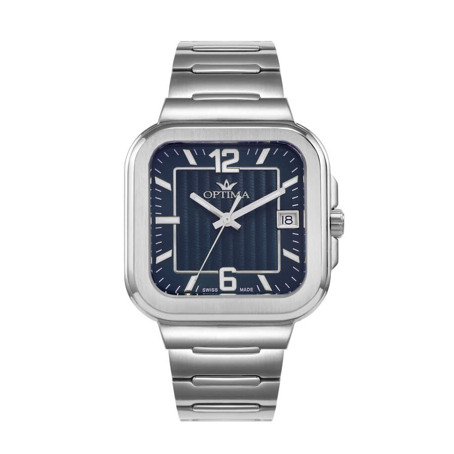 Optima 490 Collection Black Dial Men's Watch OSM490-SS-9