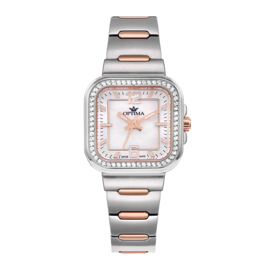Optima 490 Collection Grey Dial Ladies Watch OSL490-SR-S-2
