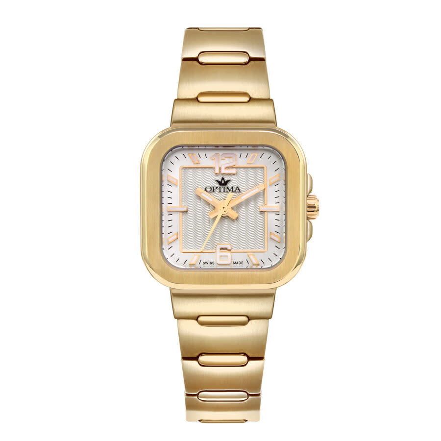 Optima 490 Collection White Dial Ladies Watch OSL490-GG-1