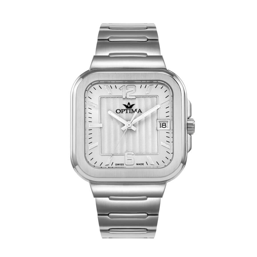 Optima 490 Collection White Dial Men's Watch OSM490-SS-1