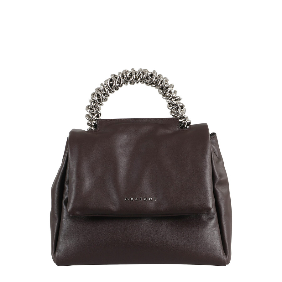 Orciani Borsa Sveva Nappa Bold Piccola A Mano In Black