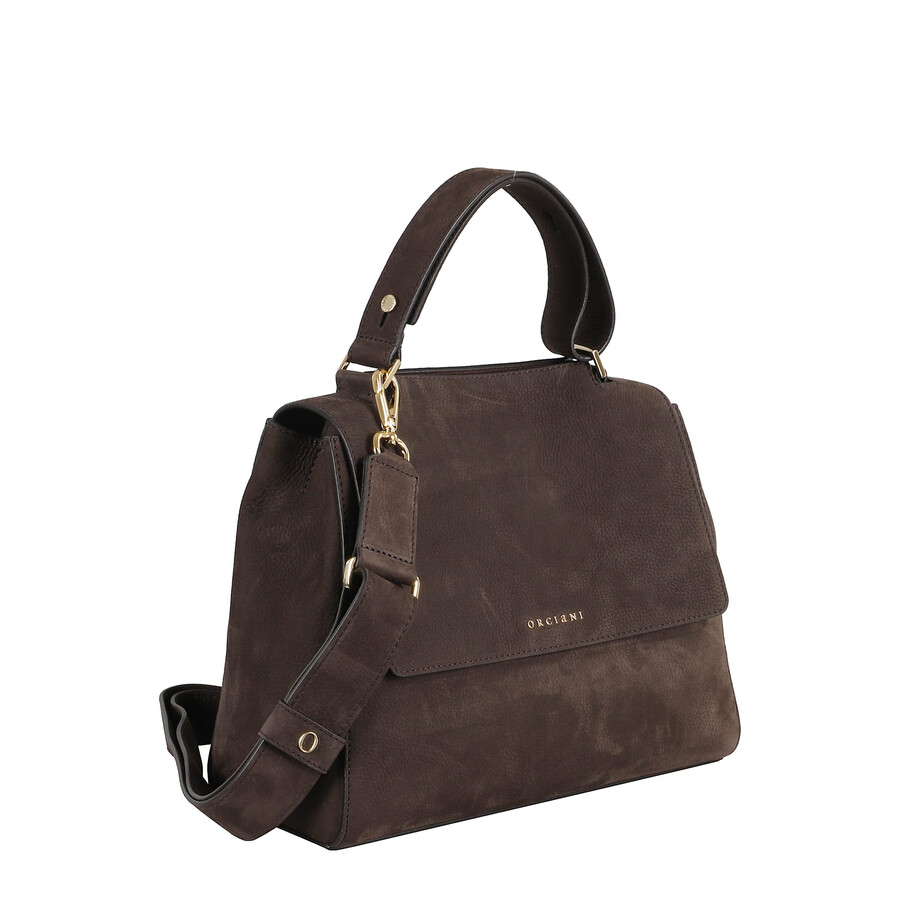 Orciani Sveva Shoulder Bag In Brown