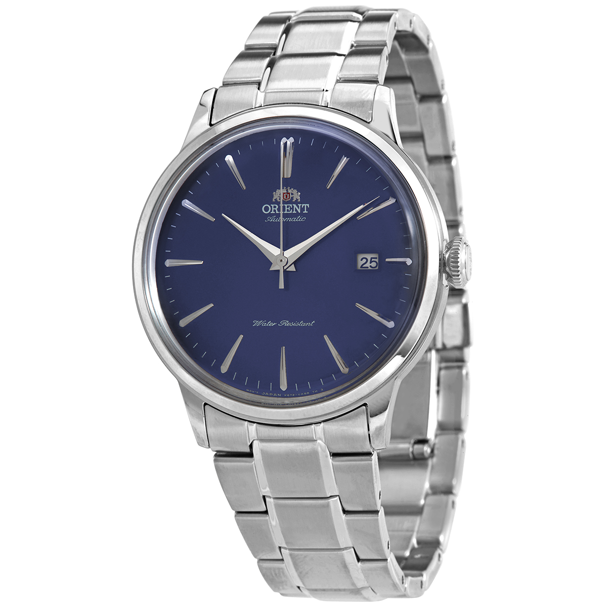 Orologio Meccanico Automatico Orient Da Uomo - Quadrante Blu Con Lancette In Oro Rosa - Cassa Acciaio 42,6 Mm, RA-AK0601L10B - 5