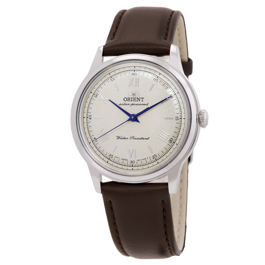 Orient Classic Solar-Powered Ivory Dial Watch RA-WK0003G10B ...