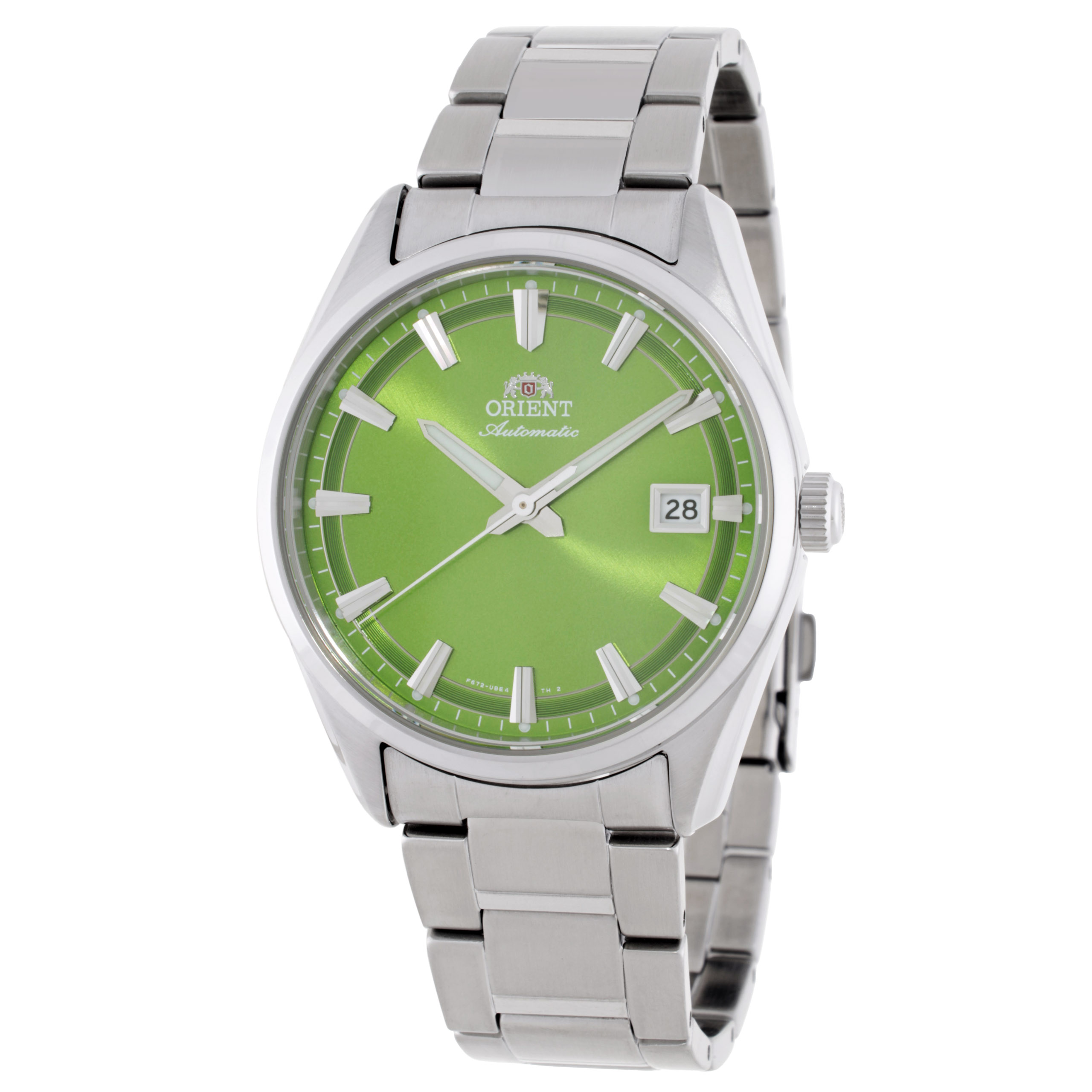 Orient Classic Stretto Date Automatic Green Dial Watch RA