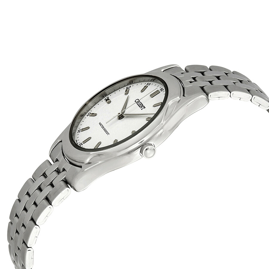 Orient Classic White Dial Stainless Steel Ladies Watch FQB16005W
