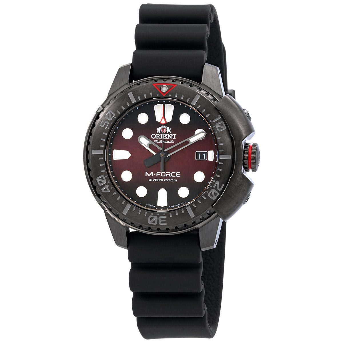 Orient M-Force Orologio Uomo Automatico AC0L - Cassa 45mm, Vetro Zaffiro, Impermeabile 200m, Movimento Giapponese F6727, Colore Blu