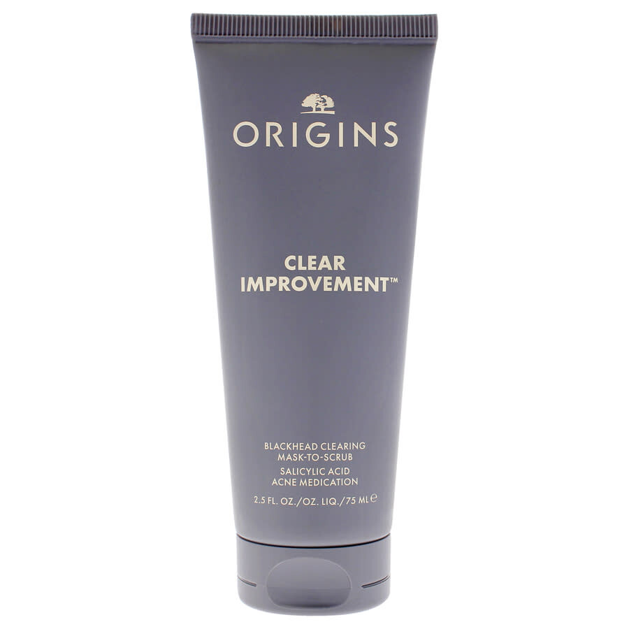 Origins Clear Improvement Blackhead Clearing Mask-to-scrub 2.5 oz Skin Care 717334265882 In Gray