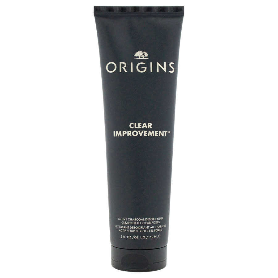 Origins Clear Improvement Charcoal Detoxifying Cleanser 5 oz Skin Care 717334271593 In Black