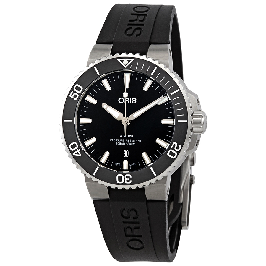Oris Aquis Automatic Black Dial Men's Watch 01 733 7730 4124-07 4 24 64EB