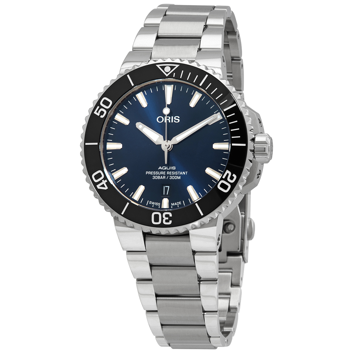 Oris Aquis Automatic Blue Dial Watch 01 733 7766 4135-07 8 22 05PEB