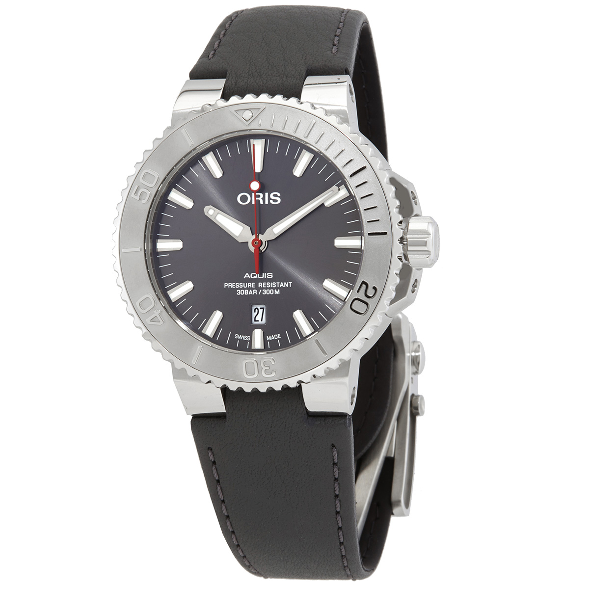 Oris Aquis Automatic Grey Dial Men's Watch 01 733 7730 4153-07 5 24 11EB