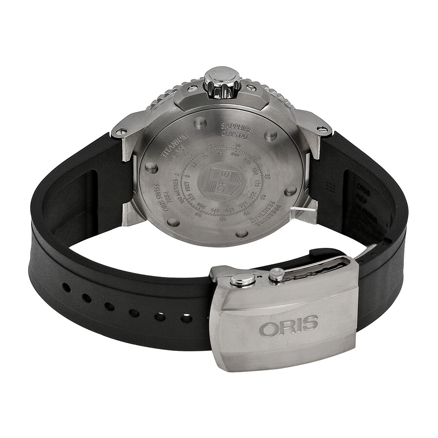 oris aquis 43mm rubber strap