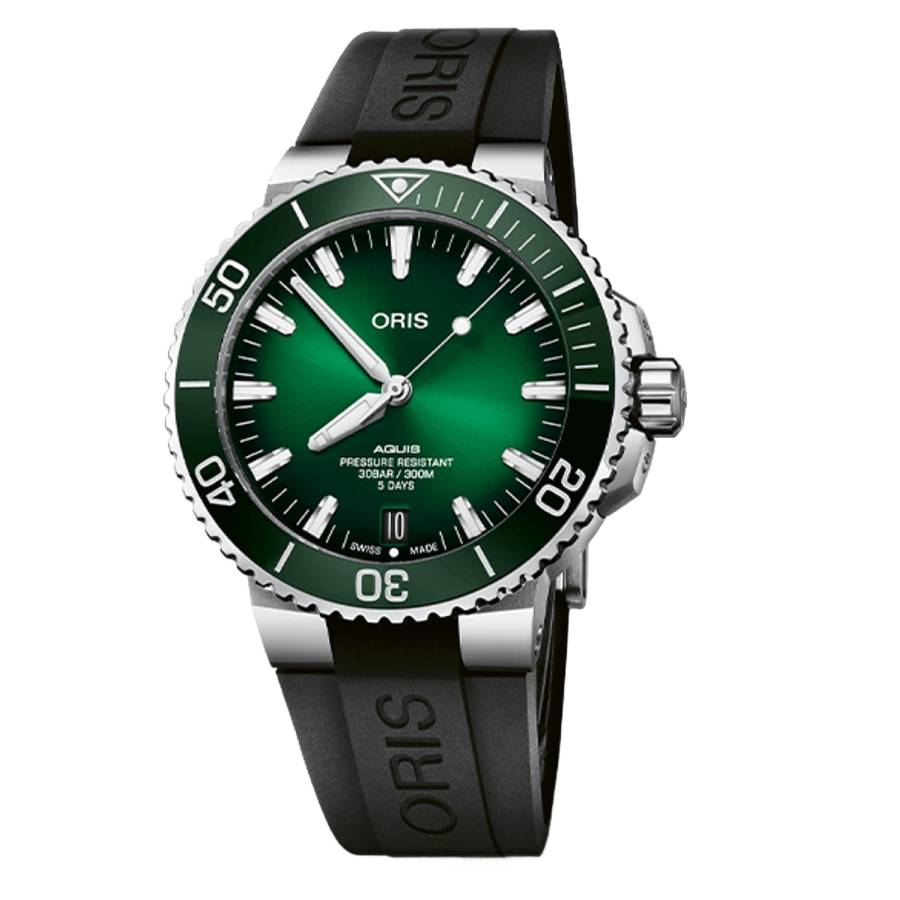 Oris Aquis Date Automatic Green Dial Men's Watch 01 400 7763 4157-07 4 24 74EB