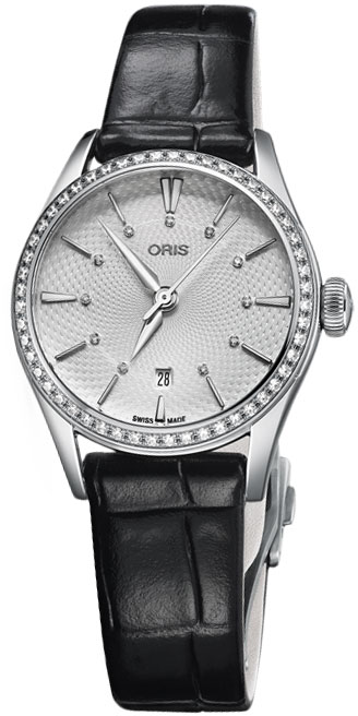 Oris Artelier Automatic Diamond Silver Dial Ladies Watch 01 561 7722 4951-07 5 14 64FC