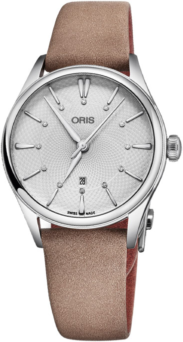 Oris Artelier Automatic Diamond Silver Dial Ladies Watch 01 561 7724 4051-07 5 17 33FC