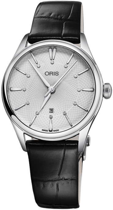 Oris Artelier Automatic Diamond Silver Dial Ladies Watch 01 561 7724 4051-07 5 17 64FC
