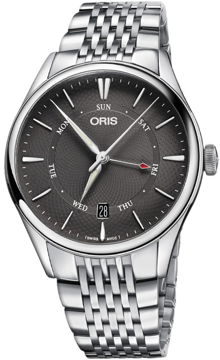 Oris Artelier Automatic Grey Dial Watch 01 755 7742 4053-07 8 21 79