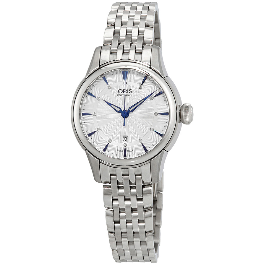 Oris Artelier Automatic Silver Dial Ladies Watch 561-7687-4031MB