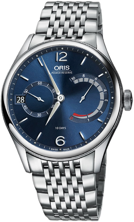 Oris Artelier Blue Dial Watch 01 111 7700 4065-Set 8 23 79