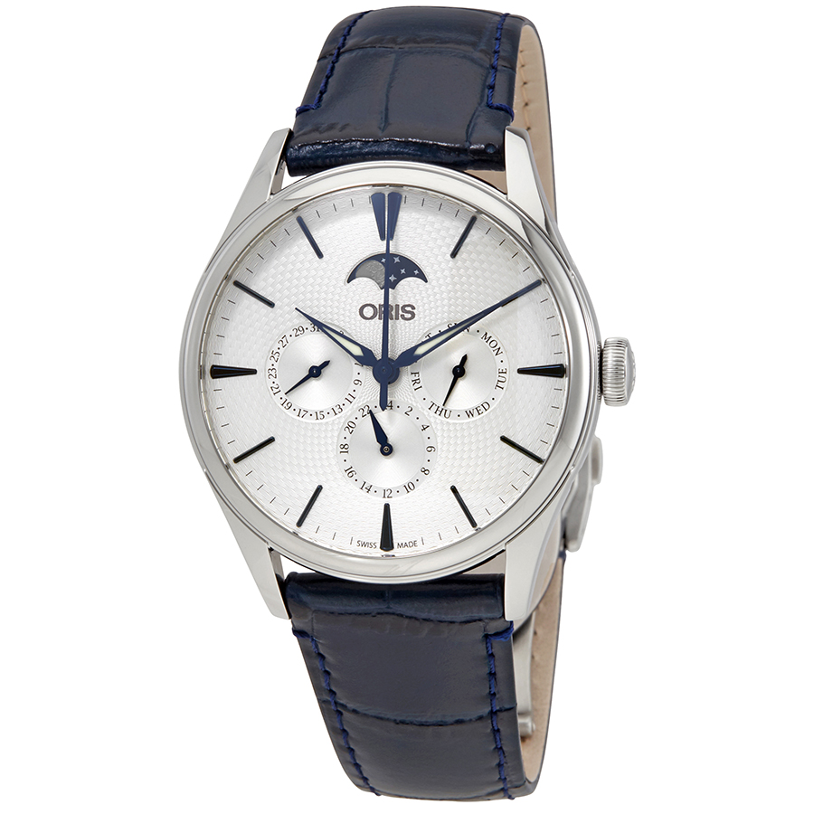 Oris Artelier Complication Multifunction Silver Dial Men's Watch 01 781 7729 4051-07 5 21 66FC