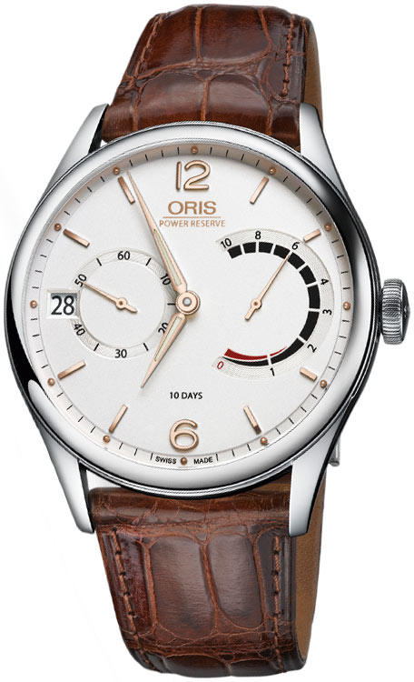 Oris Artelier Silver Dial Men's Watch 01 111 7700 4021-Set 1 23 83FC