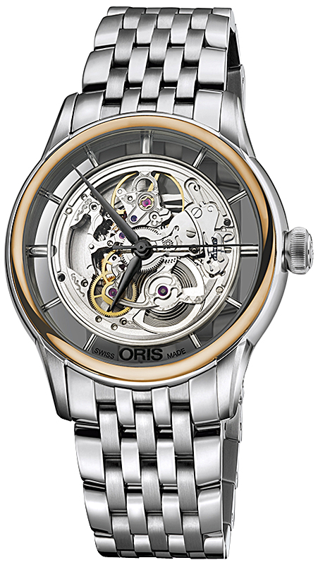 Oris Artelier Skeleton Dial Men's Watch 01 734 7684 6351-07 8 21 77